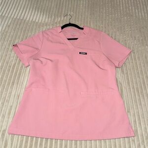 Jaanuu Mauve Scrub Top